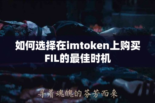 如何选择在imtoken上购买FIL的最佳时机