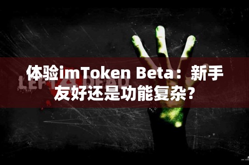 体验imToken Beta：新手友好还是功能复杂？