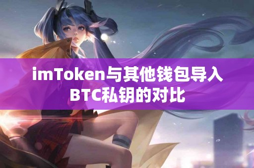 imToken与其他钱包导入BTC私钥的对比