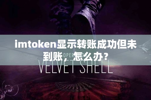 imtoken显示转账成功但未到账，怎么办？