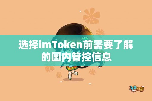 选择imToken前需要了解的国内管控信息