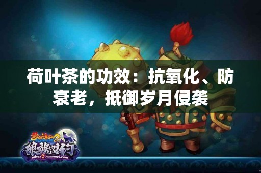 荷叶茶的功效：抗氧化、防衰老，抵御岁月侵袭